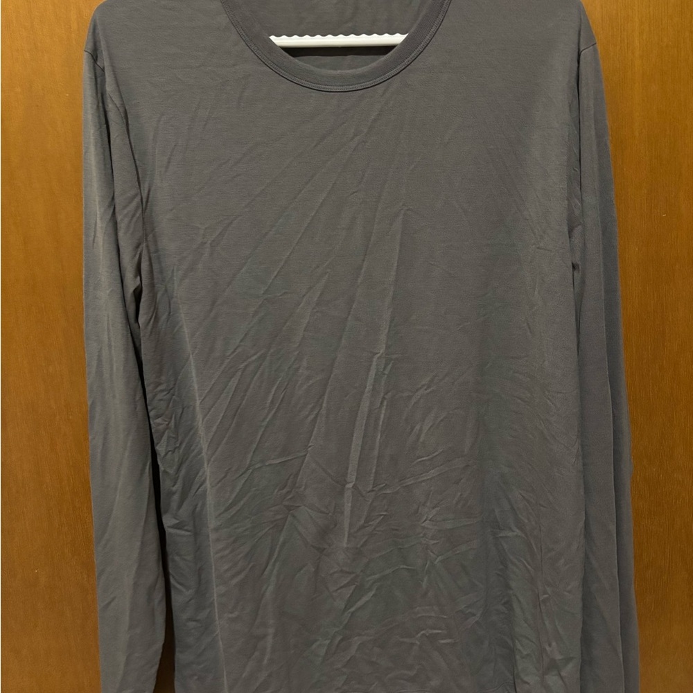 lululemon athletica Charcoal Long Sleeve Tee